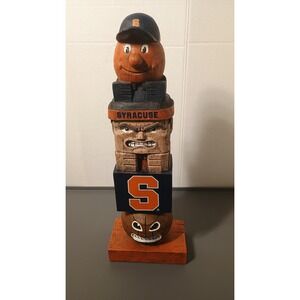Evergreen Syracuse Orange Totem Statue NCAA 16in Orange Excellent Fan Decor